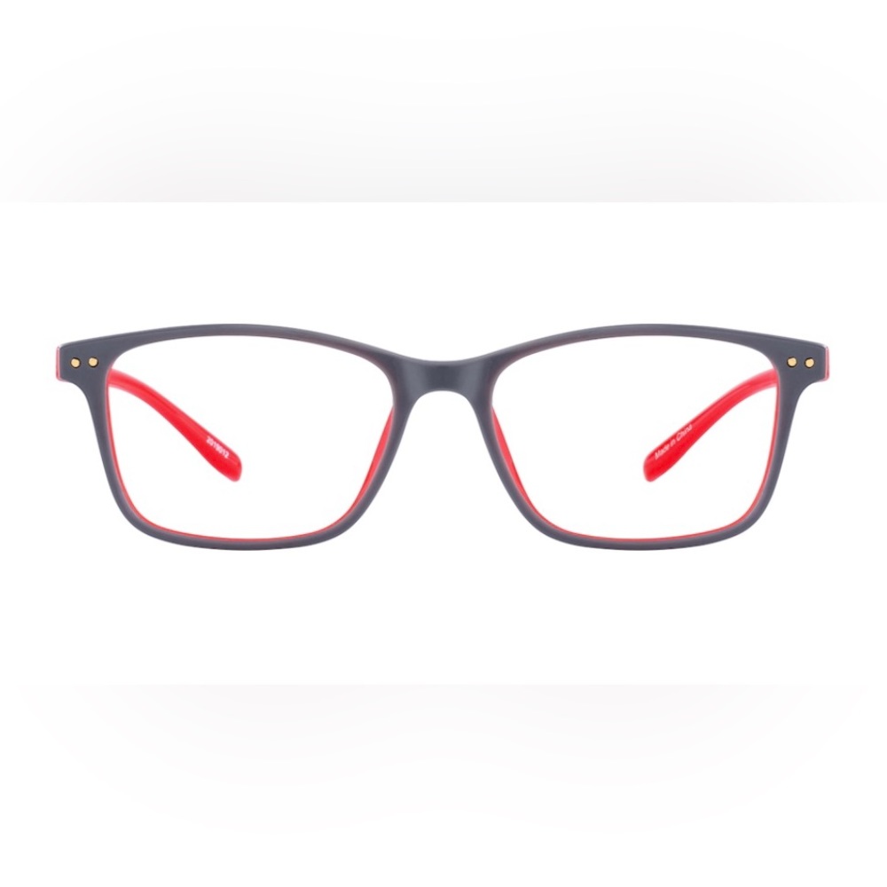 Zenni Optical Grey Rectangle Prescription Glasses